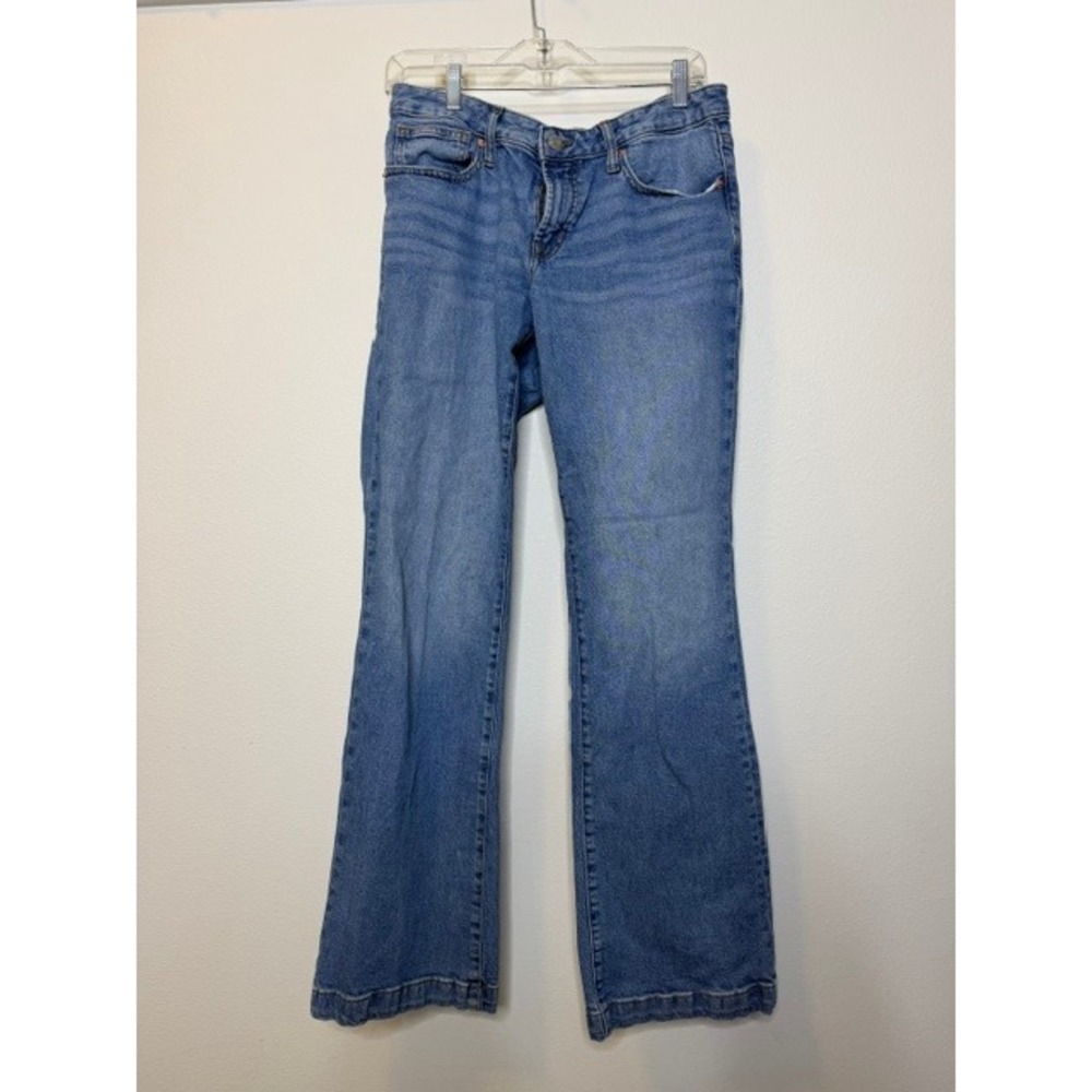Gap Low Rise Long and Lean Jeans 31/12L Long Medium Wash Bootcut Denim